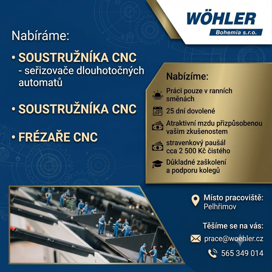 Náborový banner CNC soustružník a&nbsp;frézař, varianta A