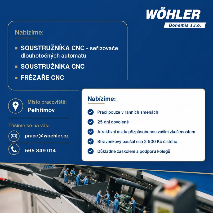 Náborový banner CNC pozice, varianta B